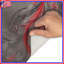 Tapis de bain rouge et gris-1129190005