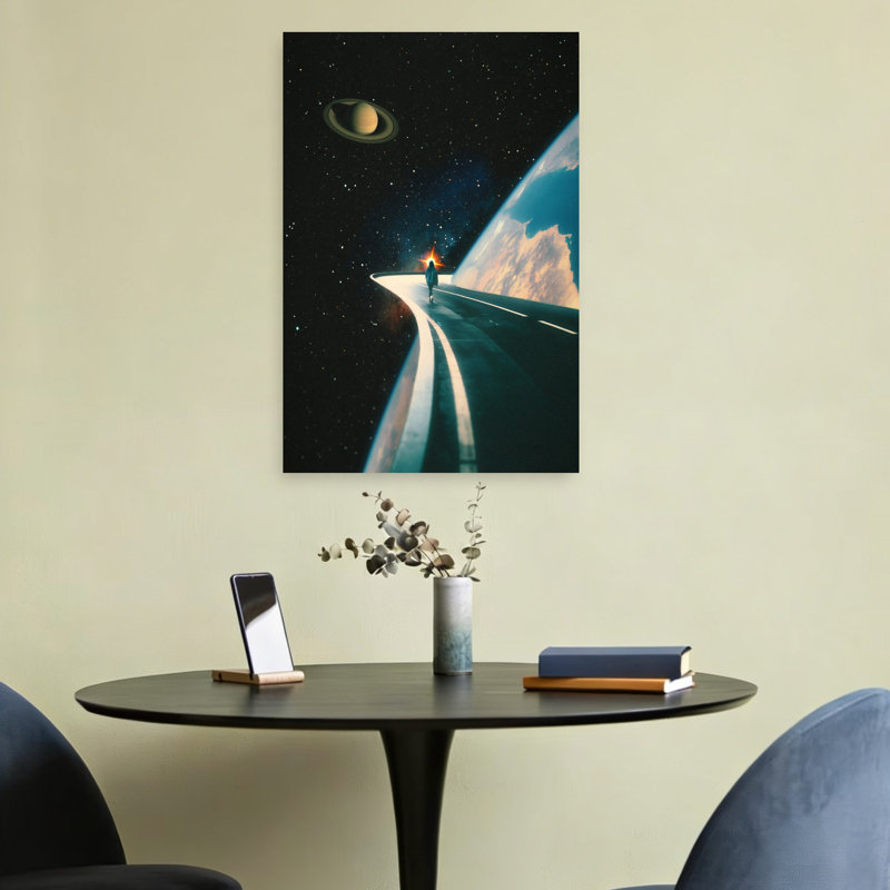 Art mural, nature, paysage, H 24 po x l 16 po