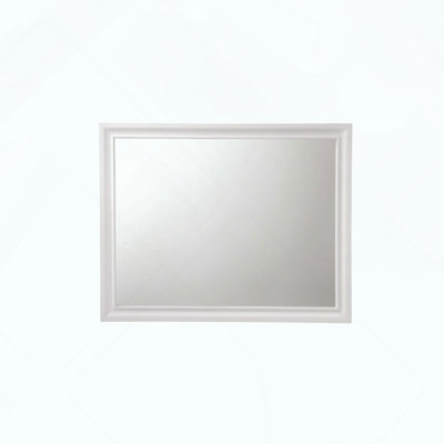 Naima White Finish Mirror