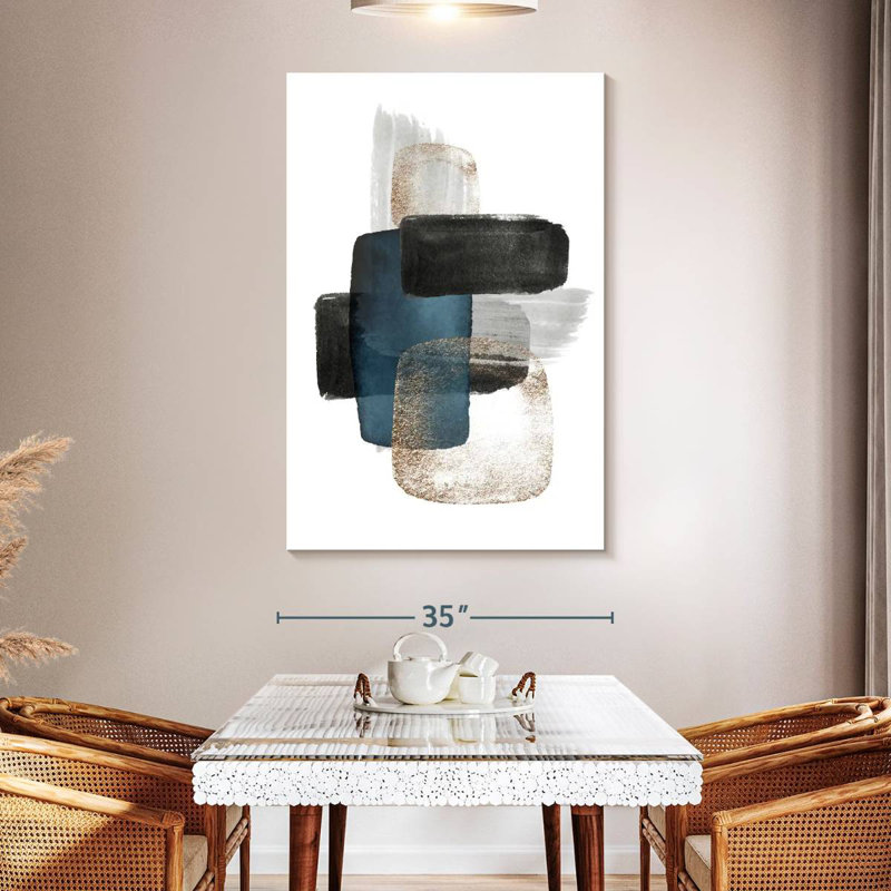 Avery Night Blue II, 51" H x 34" W