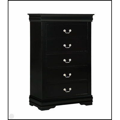 Armoire de rangement contemporaine élégante en bois massif avec 1 tiroir et 1 tiroir Louis Philip