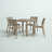 Quadis 4 - Person Patio Dining Set with Square Table-1846840202