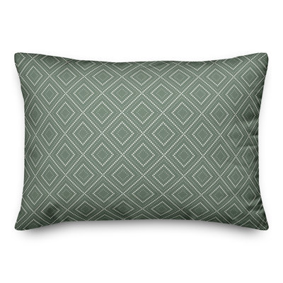 Housse de coussin rectangulaire d’extérieur Diamond dot