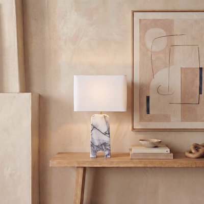 Waverli Marble Table Lamp