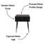 Loar 1-Drawer Metal Bedside Cabinet, Eccentric Mid-Century Nightstand for Bedroom-258421204