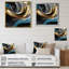 «Golden Stream», impression d'art mural-2012519953-2012519952
