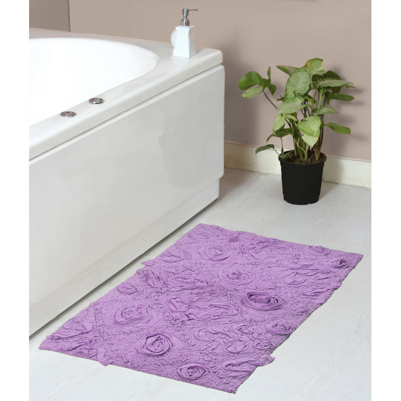 Tapis pour salle de bain Schoenberger, L 40 po x l 24 po, Mauve