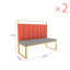 Banc rembourré en similicuir