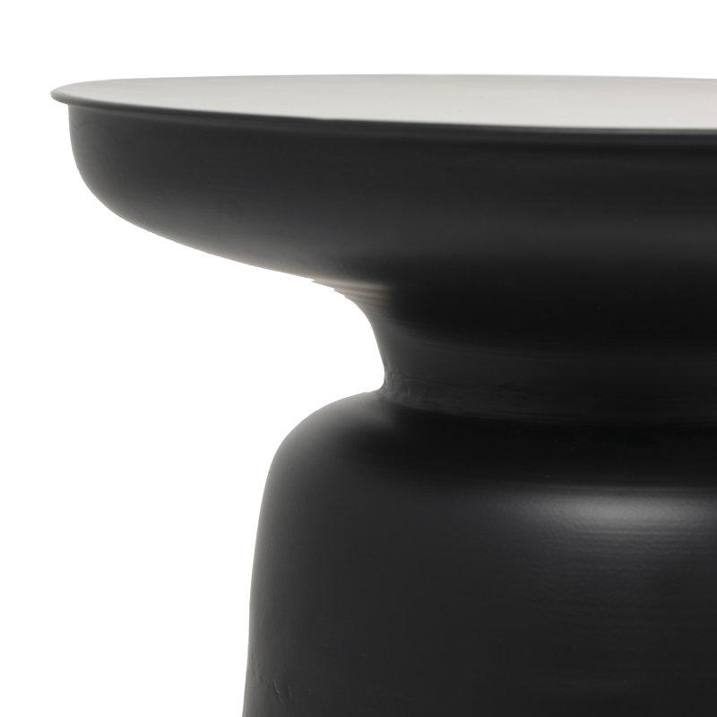 Table d'appoint Alaunna 15 po x 15 po x 19 po, Noir, H 19,05 po x l 15,1 po x P 15,1 po