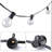 25ft 25-Bulb Outdoor Globe String Light with 5W G40 Bulbs Connectable