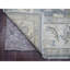 Tapis oriental tissé dense à la main 8 pi 2 po x 9 pi 8 po Peshawar avec motif Ziegler Mahal, teinture naturelle, laine pure, tissé dense