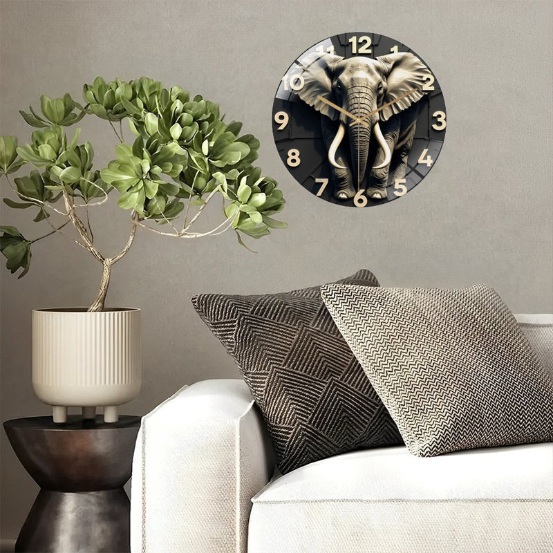 Horloge murale Elephant
