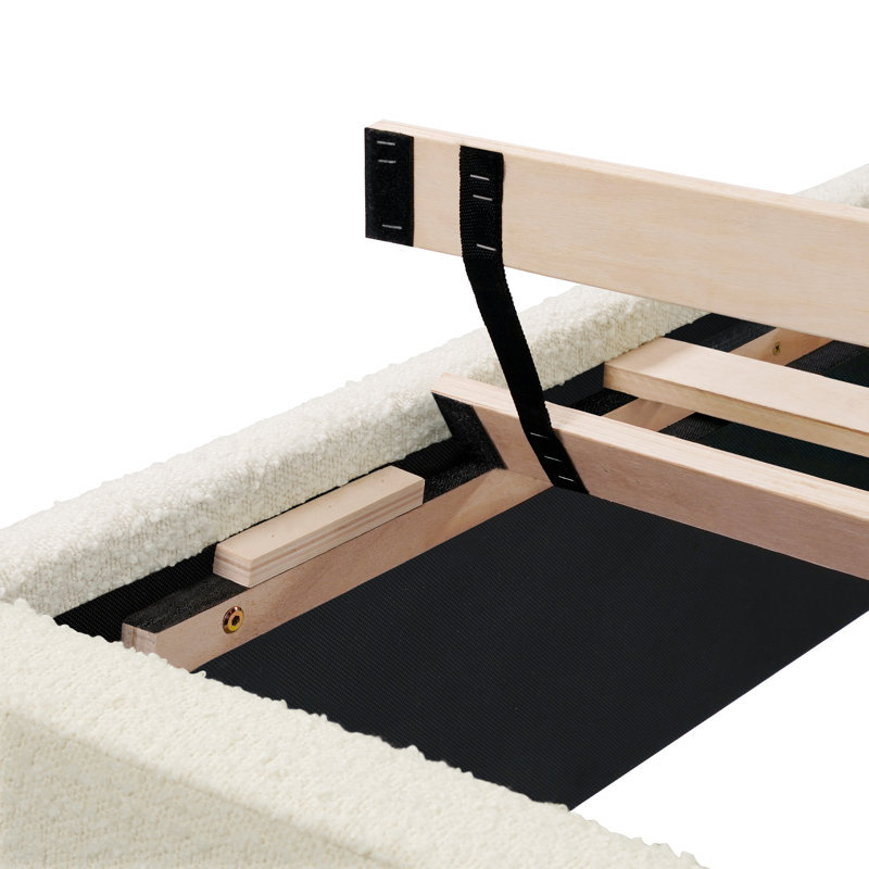 Reigen Boucle Platform Bed | Stylish & Modern Design