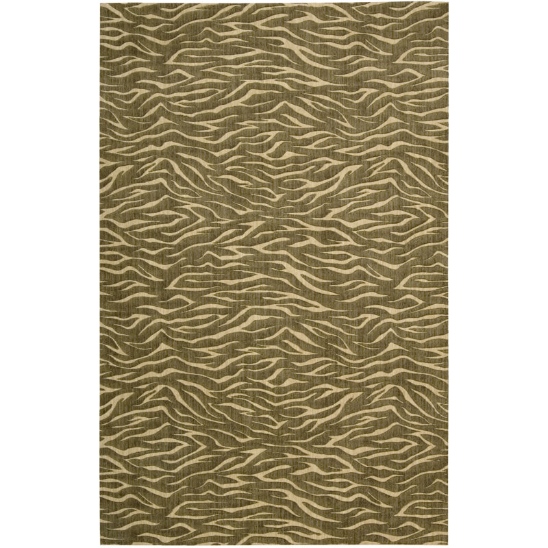 Ahlaya Wool Animal Print Indoor Rug, Rectangle 7'6" x 9'6"