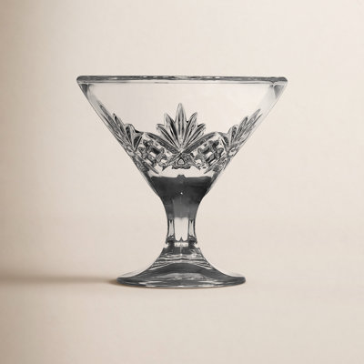 Dublin Crystal Martini Glass
