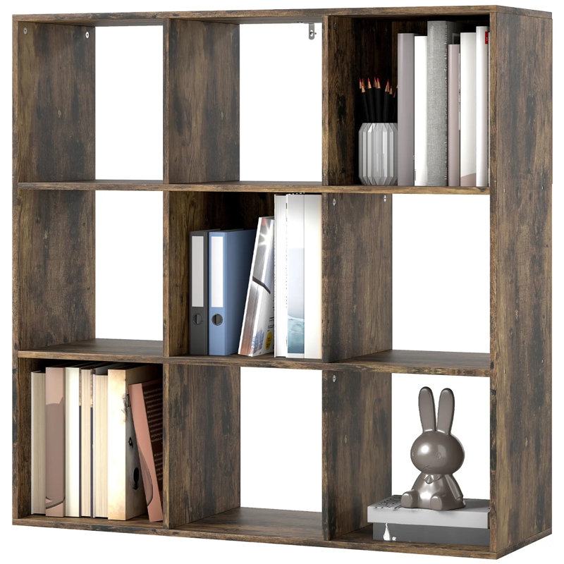 Taton Bookcase, 91.5 cm H x 61.5 cm W x 29.5 cm D x, Brown