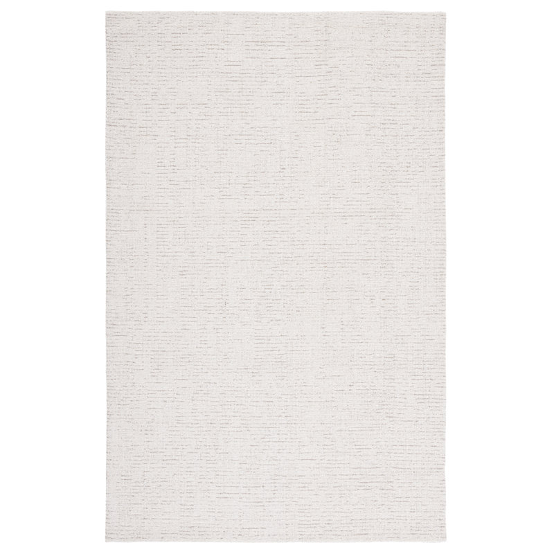 Maja Handmade Tufted Wool Ivory/Beige Rug, Rectangle 183 x 274 cm