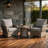 22" x 24" Outdoor/Indoor Deep Seat Patio Chair Cushions (Set of 2) - Water Resistant Design-1483414087