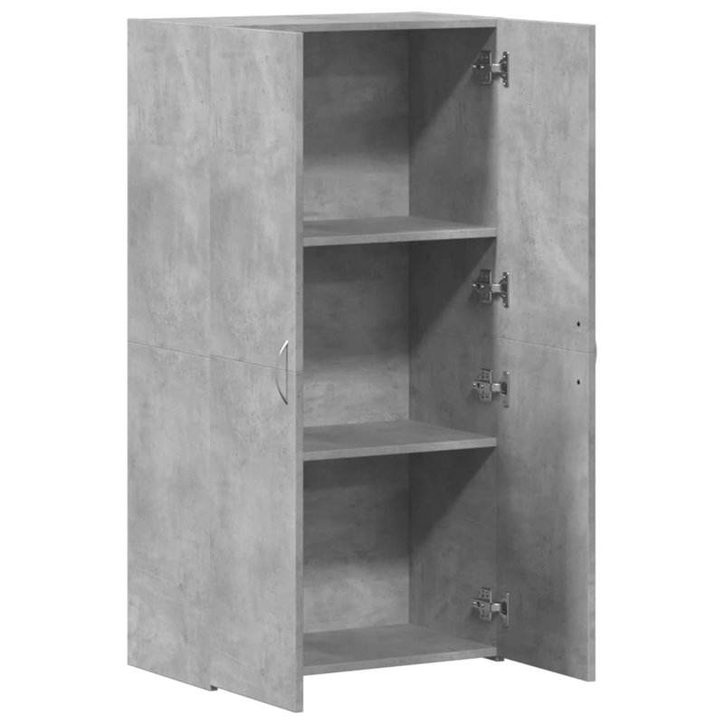 Storage Cabinet, Concrete Grey