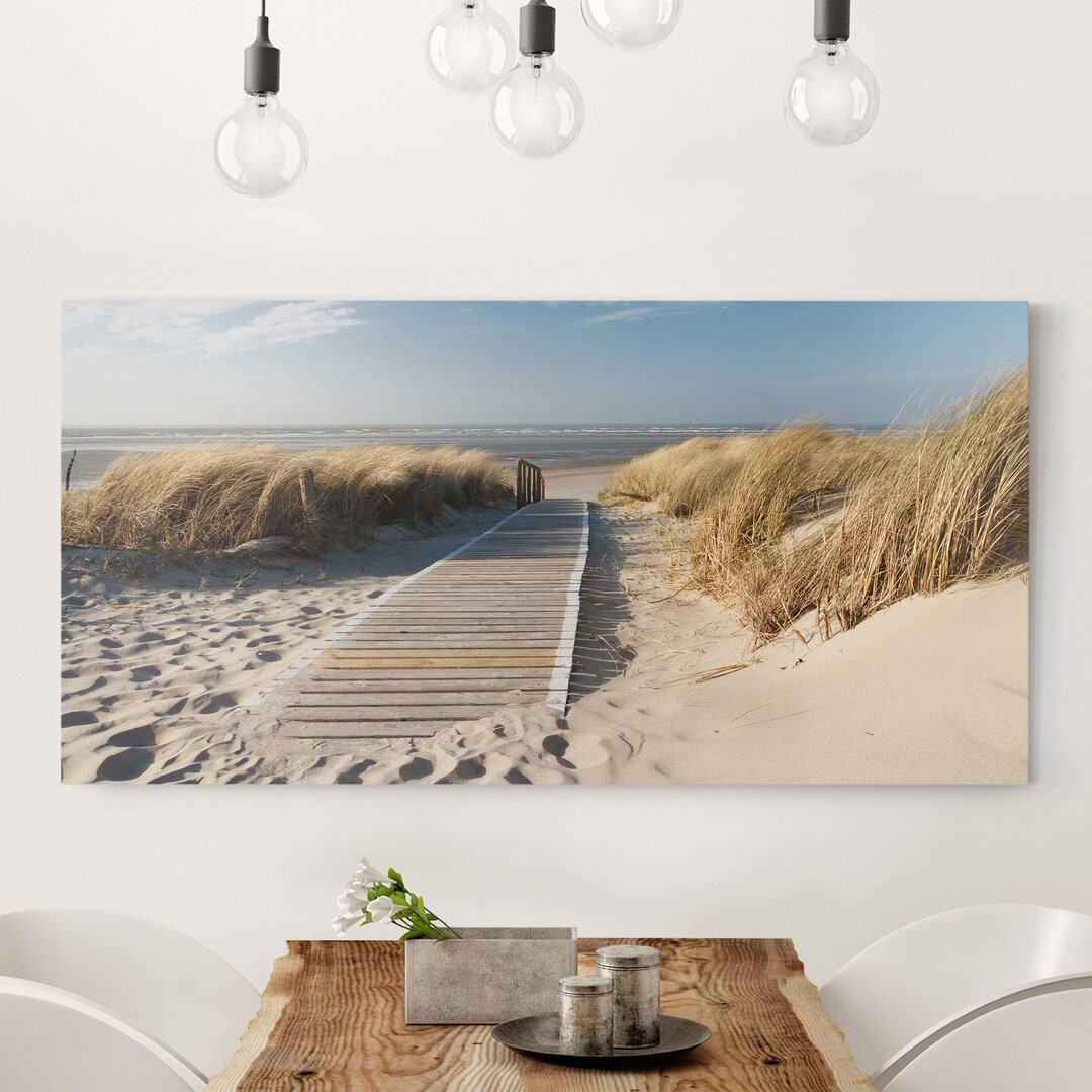 Leinwandbild - Ostsee Strand HorizontalA