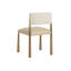 Bayard Dining Chair - Antique Brass - Napa Beige / Santa Cruz Oatmeal