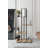 Elegant Floor Lamp, Walnut Color, 59.1 inches Tall | Craft Paper & MDF Body, PVC Cap (6.7 inches Dia x 13.8 inches H) | Socket Type: 1 x E27 Max 40W (Bulb Not Included) | Stylish Lighting for Living Rooms & Bedrooms, IP20 Rated
