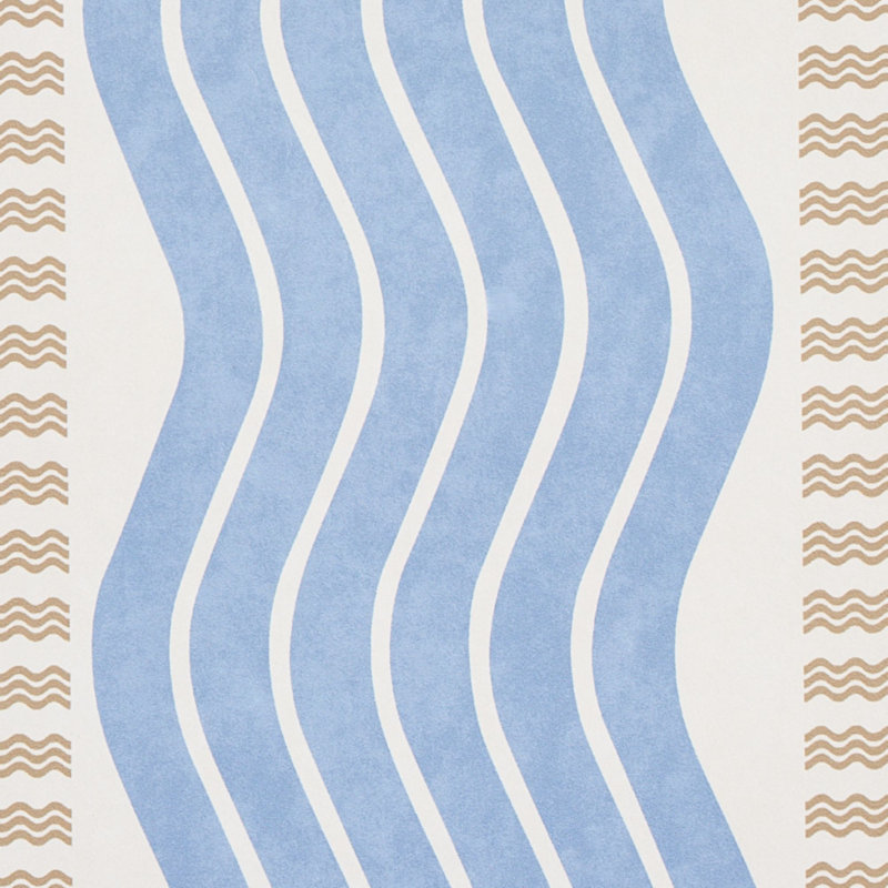Sina Stripe Wallpaper, Blue
