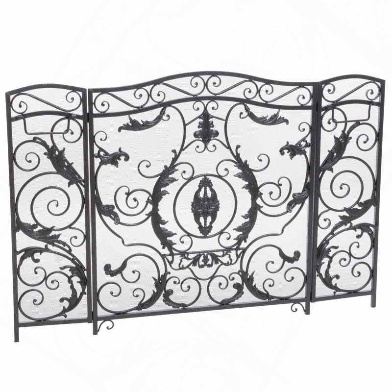 Fireplace Screen, Silver