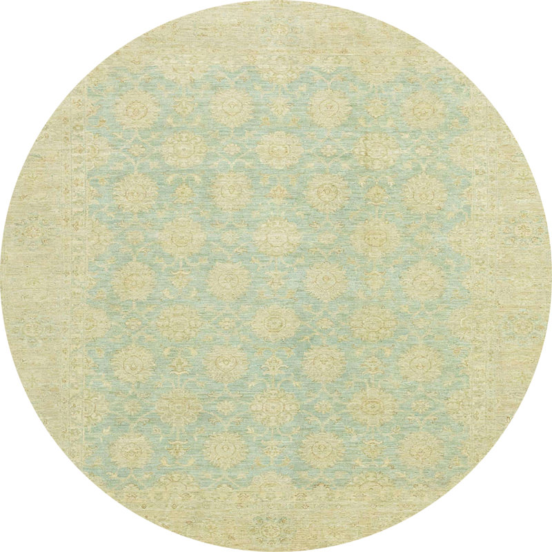 Abstract Indoor Rug, Round 6'