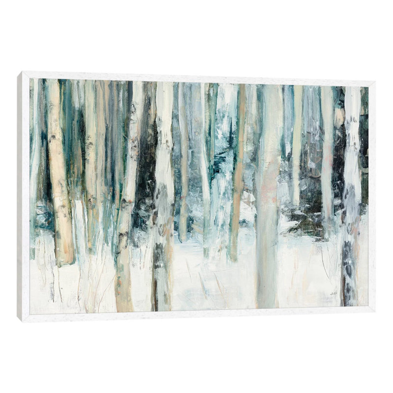 Winter Woods III by Julia Purinton - Print on Canvas, 152.5 cm H x 101.5 cm W, White Floater Framed