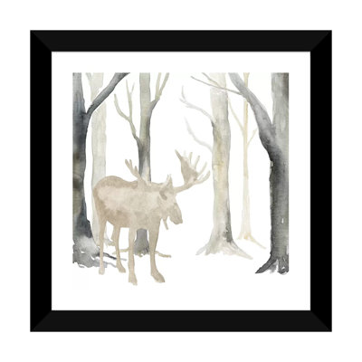 «Winter Forest Moose» par Tara Reed - reproduction