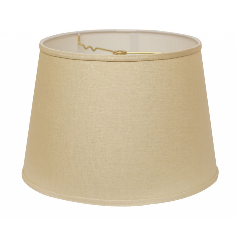 Abat-jour empire en lin beige, H 12 po x l 18 po x P 18 po