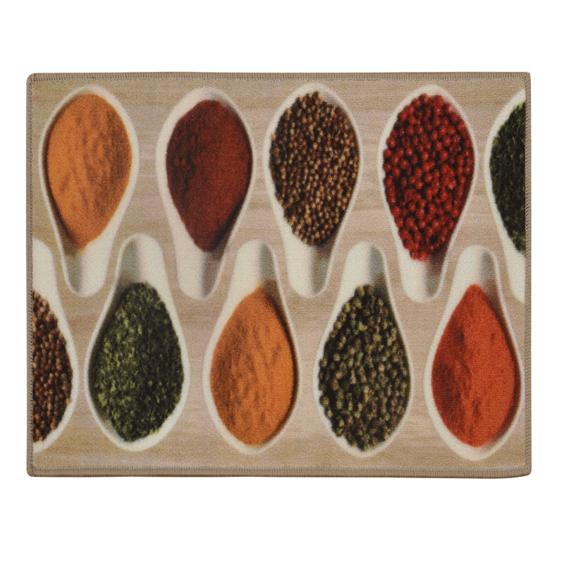 Courtnay Synthetic Water Resistant Non-Skid Kitchen Mat