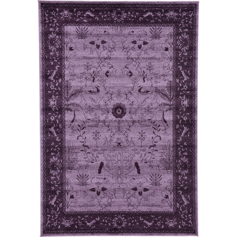 Tapis violet Godina, Rectangle 6 pi 1 po x 9 pi