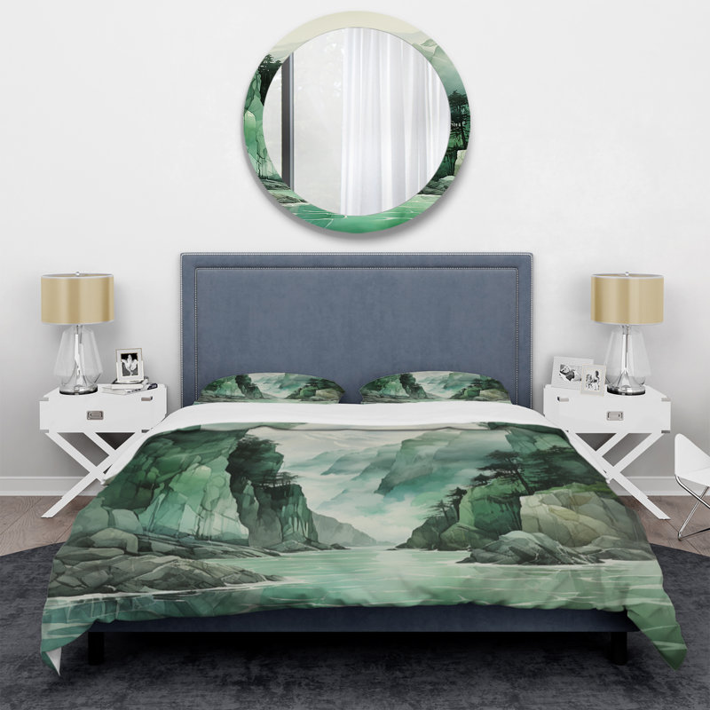 Literie, Housse de couette simple + 1 taie décorative stan