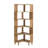 Yalin 6-Tier Modern Mid Century Corner Bookcase, 71.5" Extra Tall Corner Shelf With Storage-1889318910