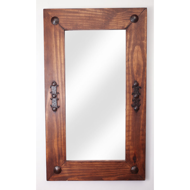 Leitch Wood Wall Mirror