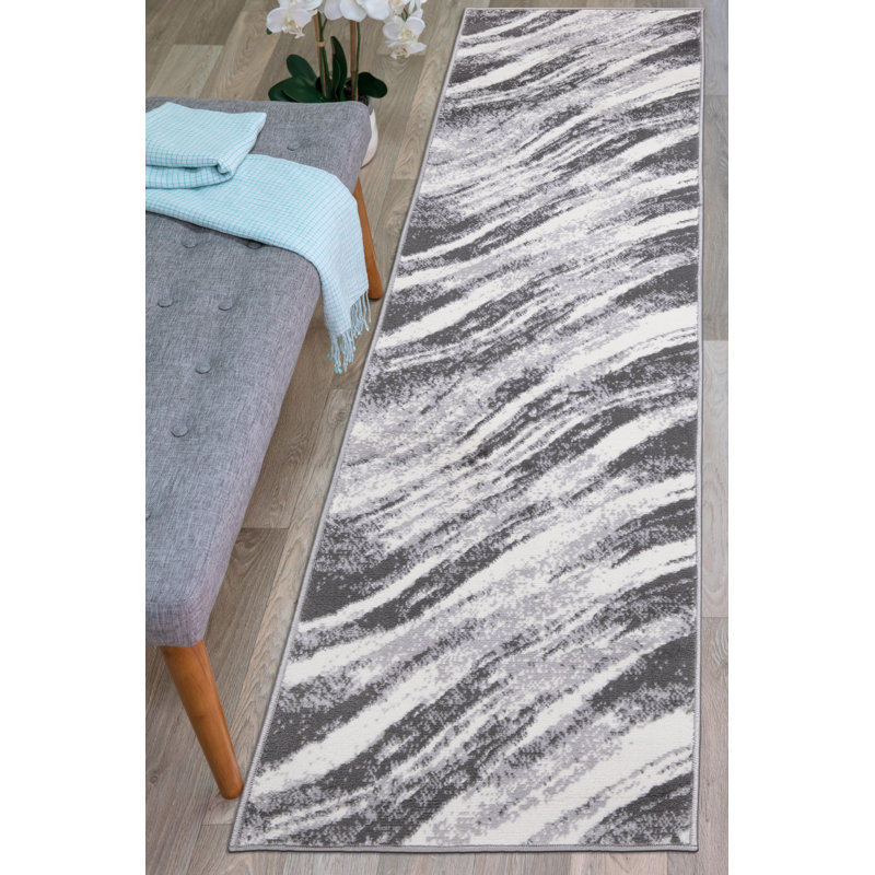 Rawls Abstract Indoor Rug, Runner 2' x 7'