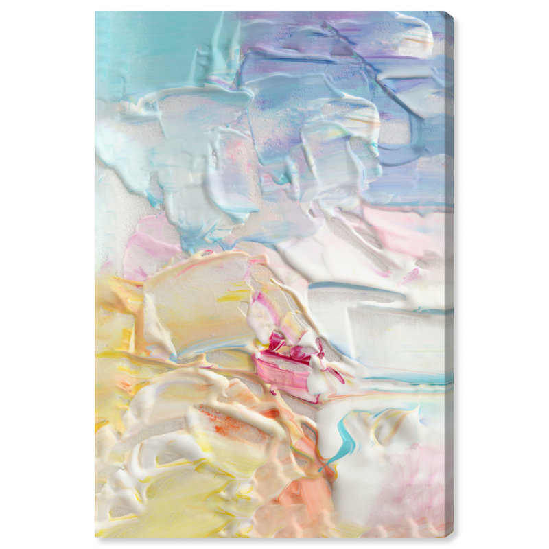 Beurre - peinture sur toile, Toile tendue, H 30 po x l 20 po