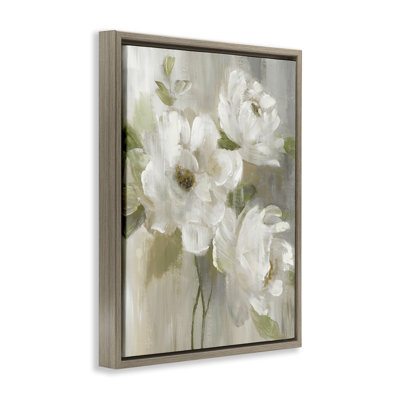 Art mural sur toile flottant Subtile Magnolia Blossoms, design par Nan