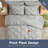 Bed-in-a-Bag Pinch Pleat Comforter Set with Bed Sheets & Down Alternative Pillows-115707306-115707319