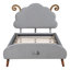 Grand lit plateforme tapissier avec tête de lit en forme de mouton-744534240-744534271
