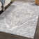 Tapis argenté / blanc délavé Joines