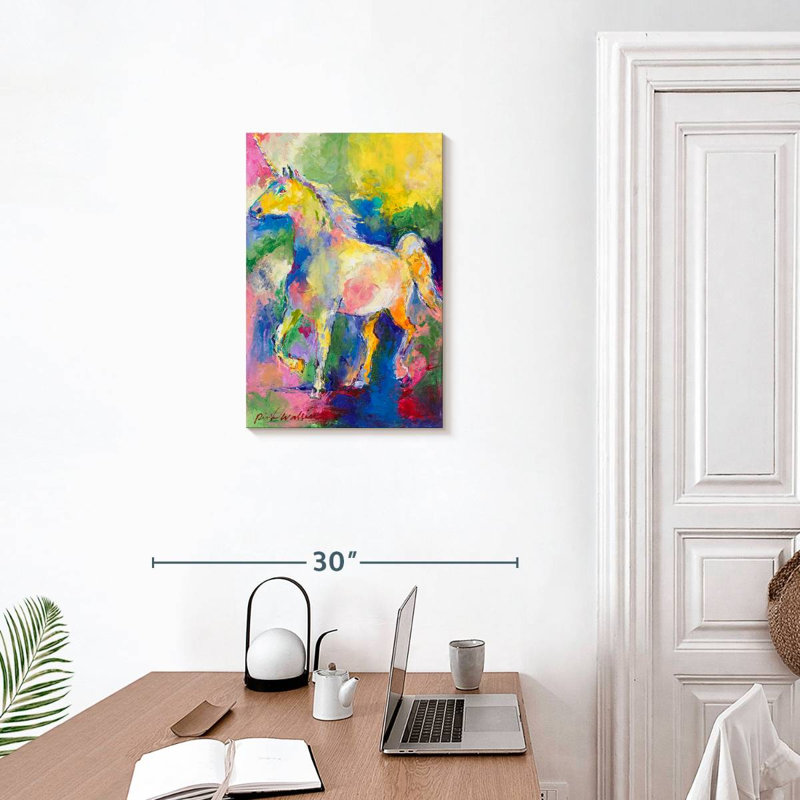 Kelan Unicorn Painting, 24" H x 16" W