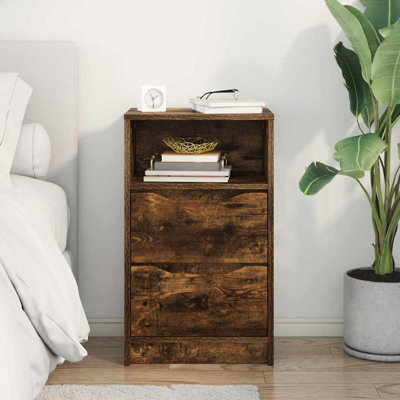 40cm W Manufactured Wood Bedside Table