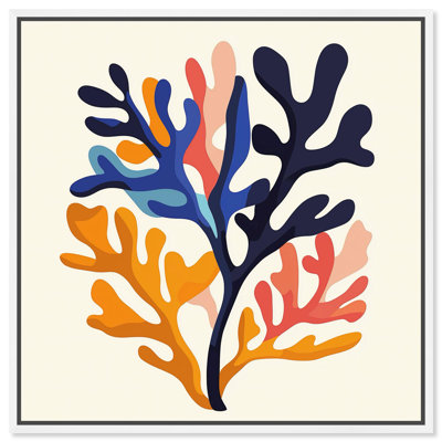 Treetop Huescape Palm Leaf Art Canvas Print by Art Remedy