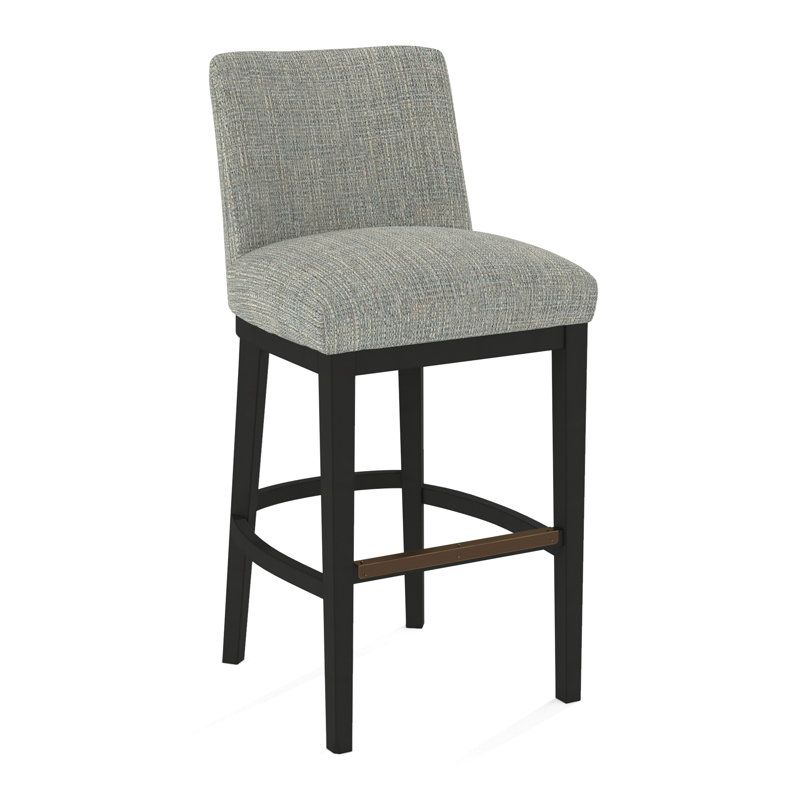 Upholstered Stool, 61606-88, Black