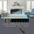 44 Inch In Wall Recessed  Electric Fireplace With Remote And Multi Color Flame & Emberbed, LED Light Heater