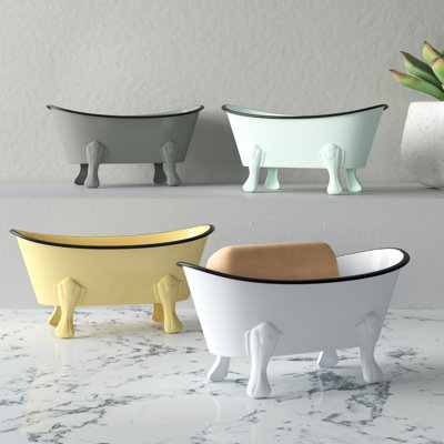 Porte-savon en métal de style rétro