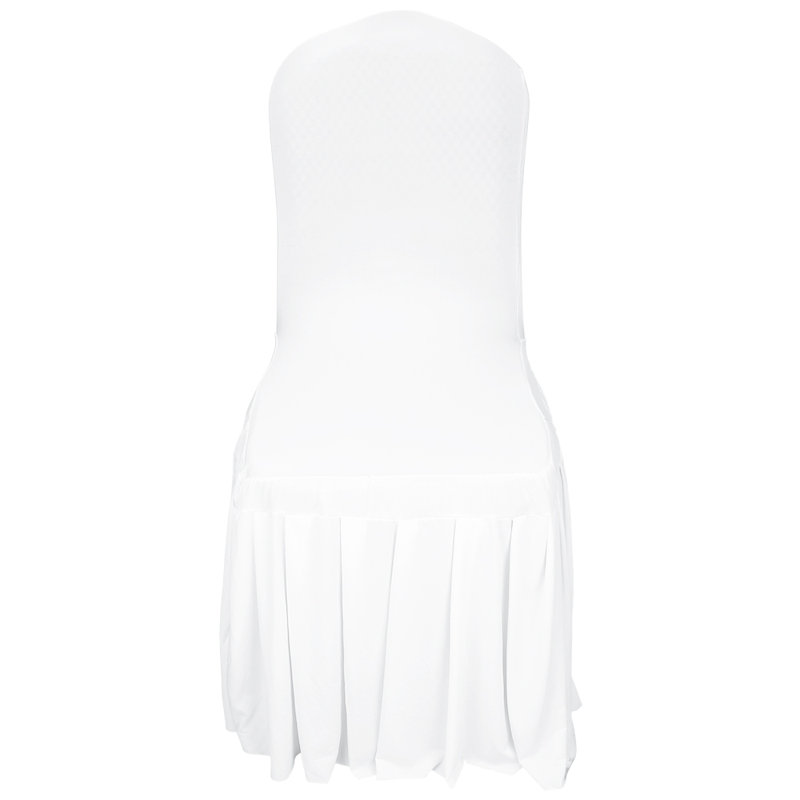 Ensemble de 25 housses de chaise de mariage à volants extensibles